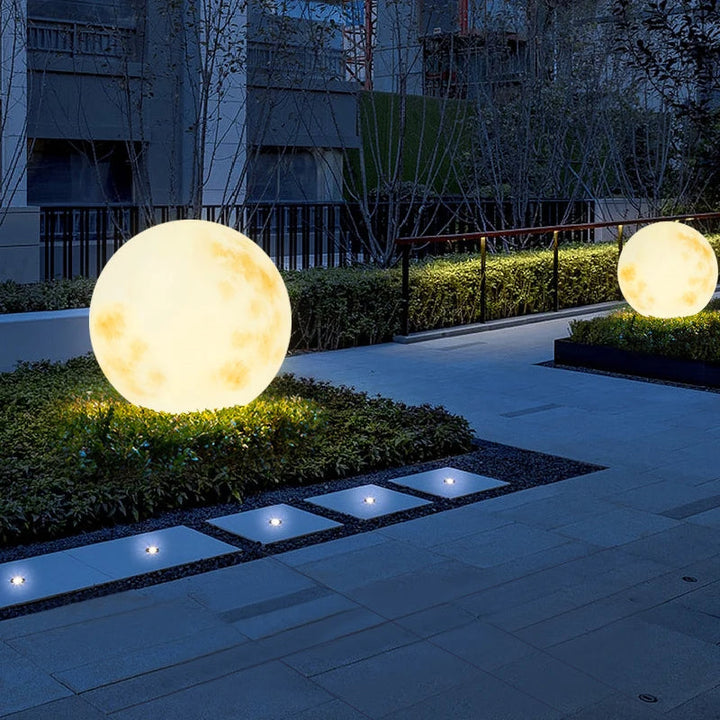 Moon-Shaped Garden Lamp for Enchanting Outdoor Lighting-Orizon Depot