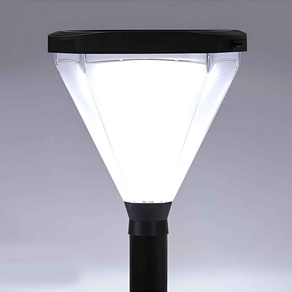 Eco-Friendly Cone Solar Path Light - Modern LED Outdoor Illumination