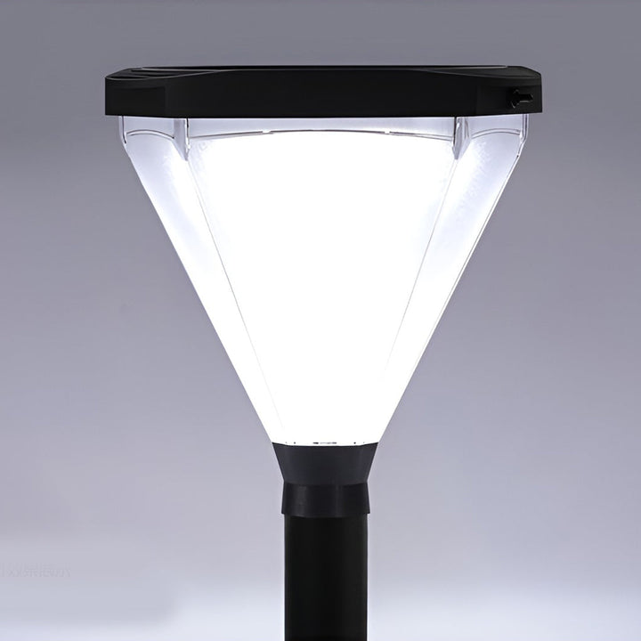 Eco-Friendly Cone Solar Path Light - Modern LED Outdoor Illumination