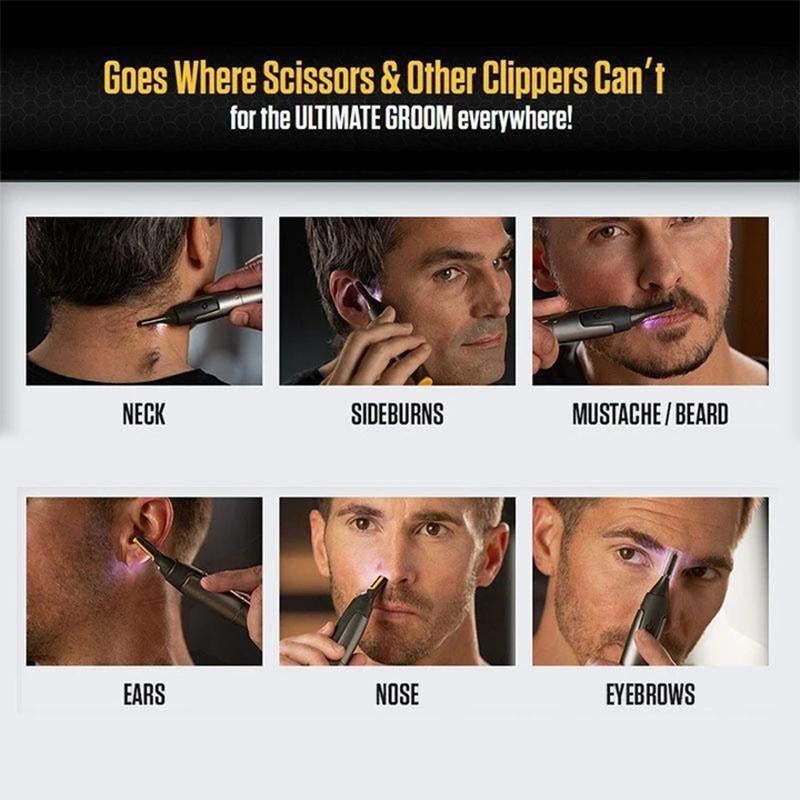 Ultra-Thin Precision Trimmer for Effortless Grooming-Orizon Depot