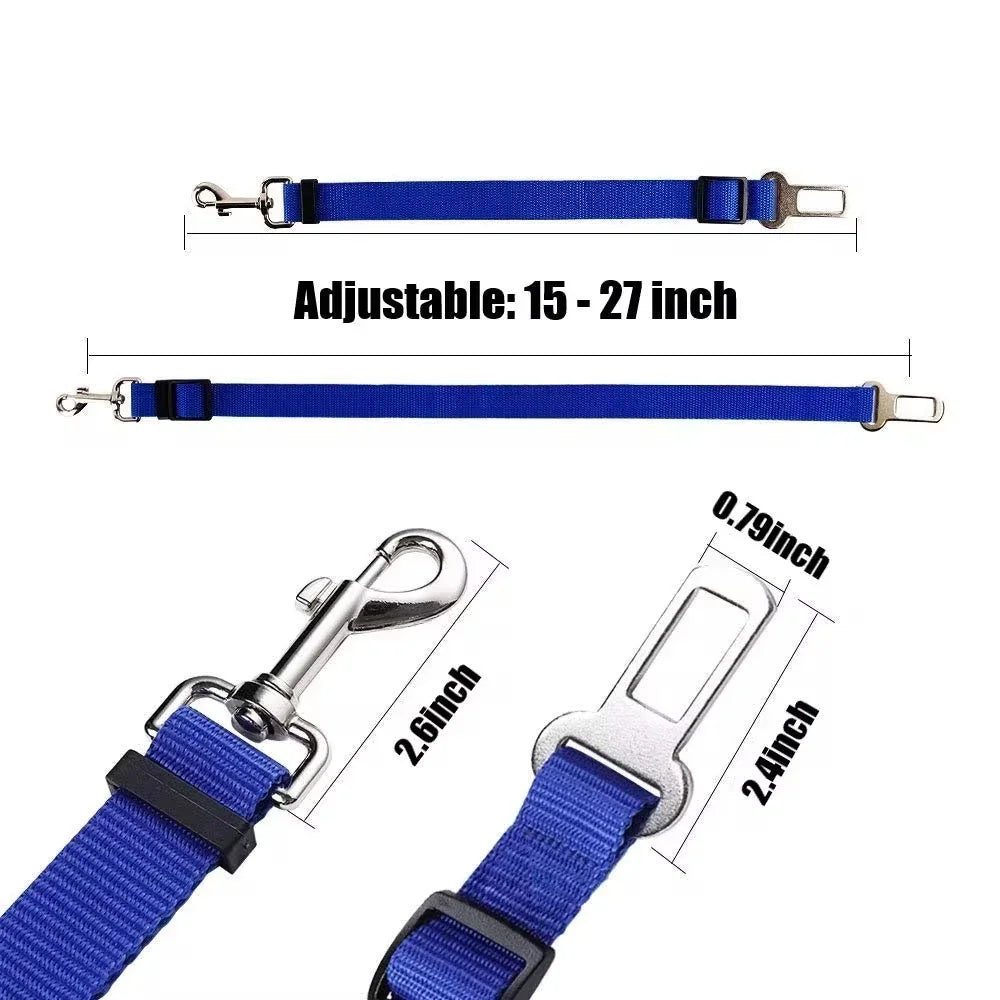 Adjustable Pet Safety Seat Belt for Dogs