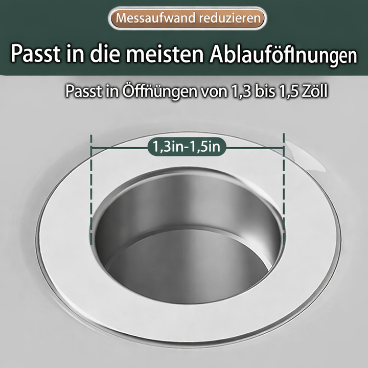 Stainless Steel Sink Drain Plug | Blockage-Resistant Filter