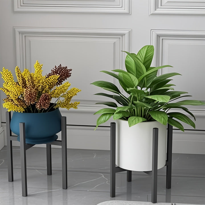 Adjustable Metal Plant Stand | Modern Indoor and Outdoor Planter Holder