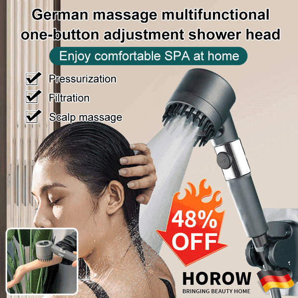High-Pressure Shower Head – PowerSpray for a Spa-Like Experience-Orizon Depot