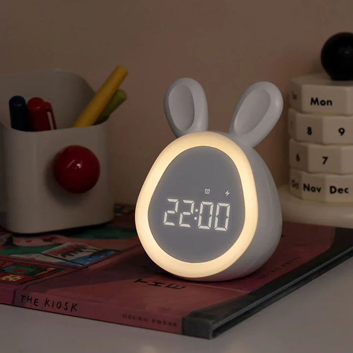 Cute Kids Alarm Clock with Night Light & Adjustable Brightness-Orizon Depot