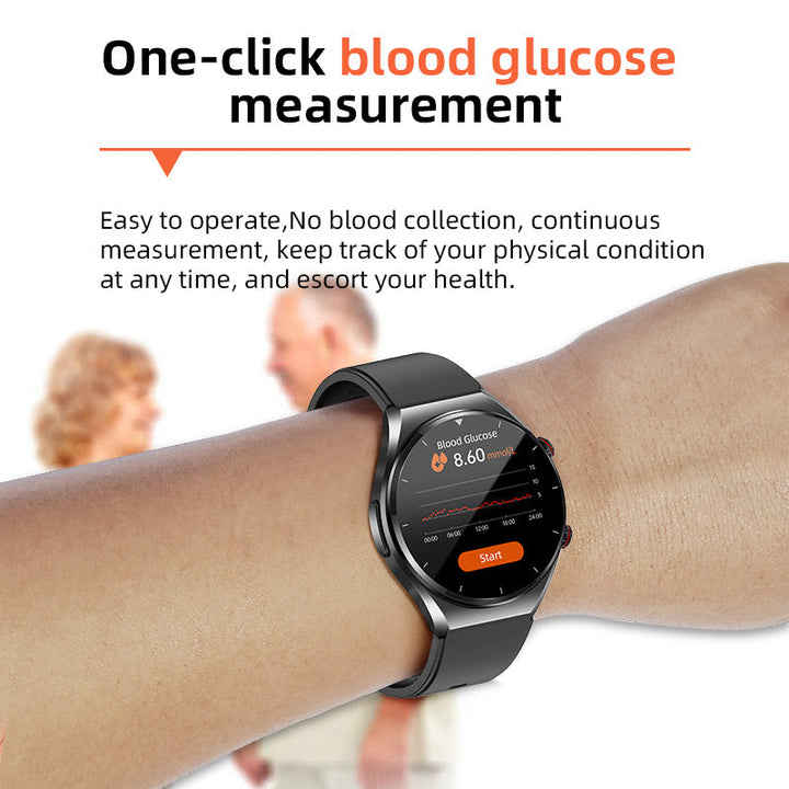 One-Click Blood Sugar & Blood Pressure Monitor Smart Health Watch-Orizon Depot