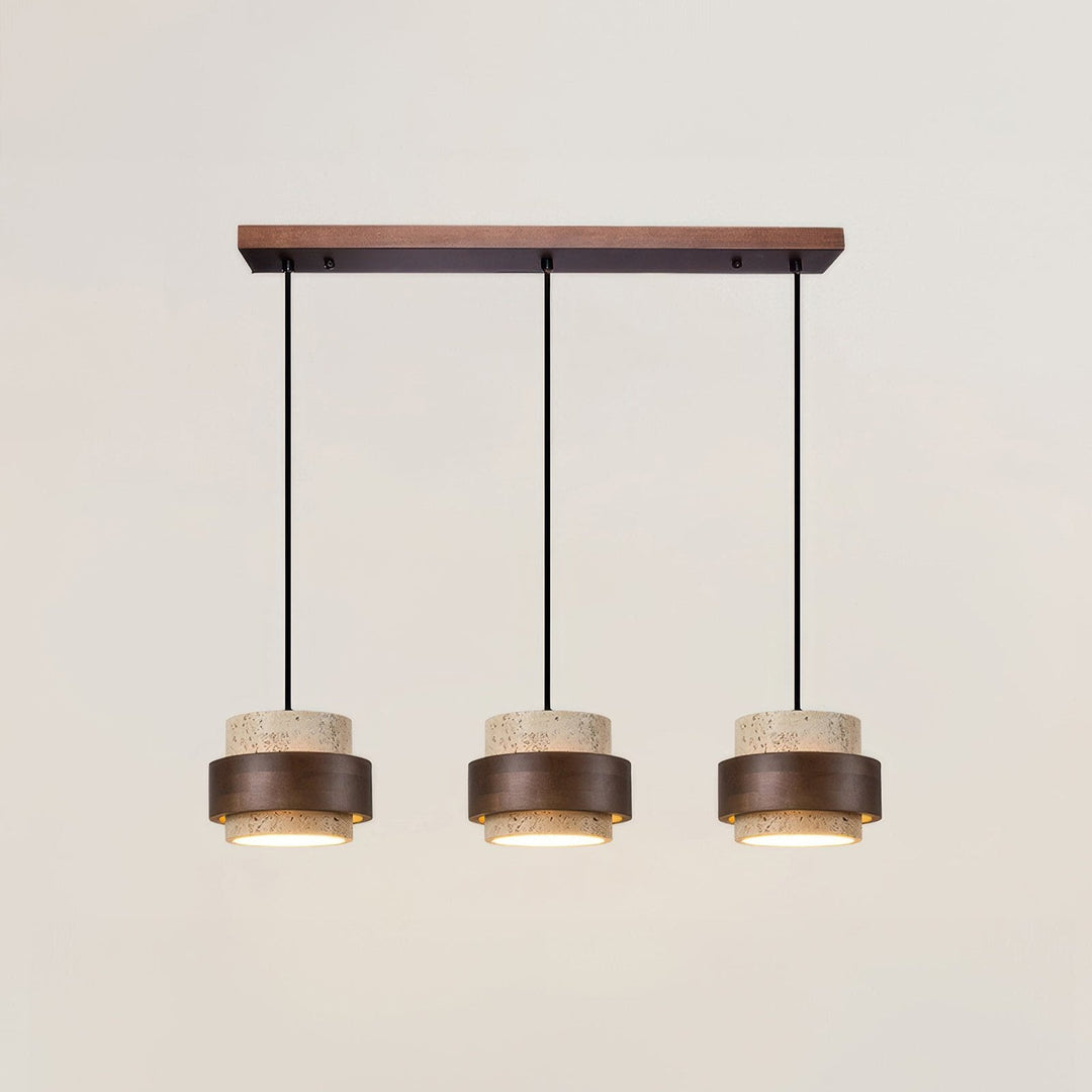 Ascend Retro Stone Wabi-Sabi Pendant-Orizon Depot