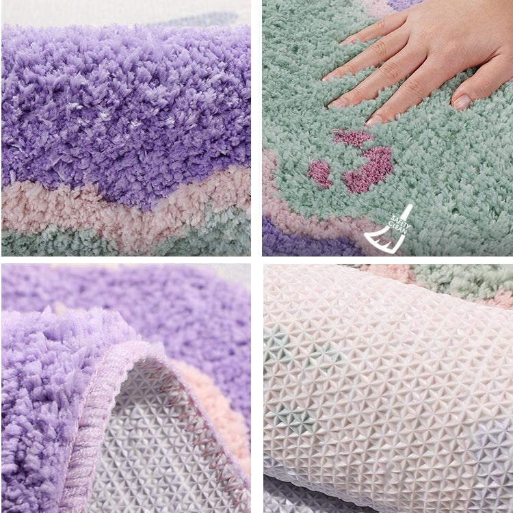 Charming Small Floral Bath Mat for a Cozy Bathroom Decor-Orizon Depot