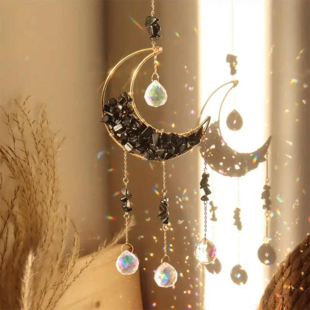 Moon Crystal Sun Catcher - Stunning Home Decor for Natural Light-Orizon Depot