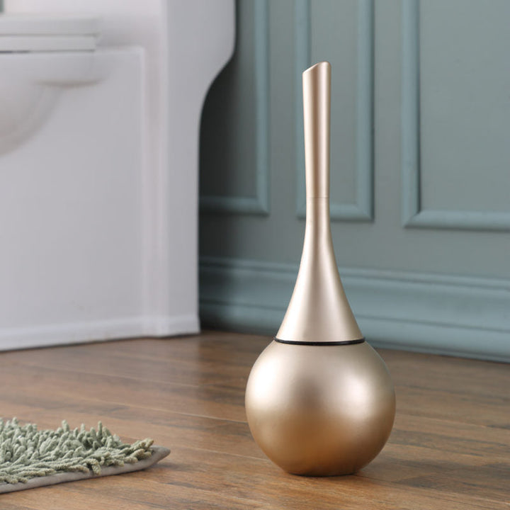 Organic Modern Stainless Steel Toilet Brush for Effortless Cleaning-Orizon Depot