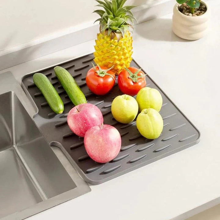 Fast-Drying Kitchen Mat | Sloped Design | Heat Resistant & No Puddles
