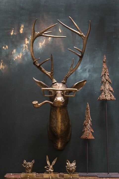 Unique Animal Head Wall Decor for Home - Stylish and Eye-Catching-Orizon Depot