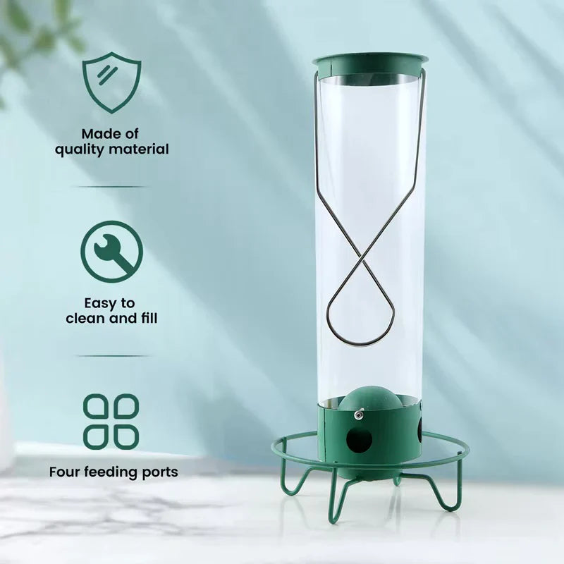 Squirrel-Resistant Bird Feeder for Backyard Birdwatching