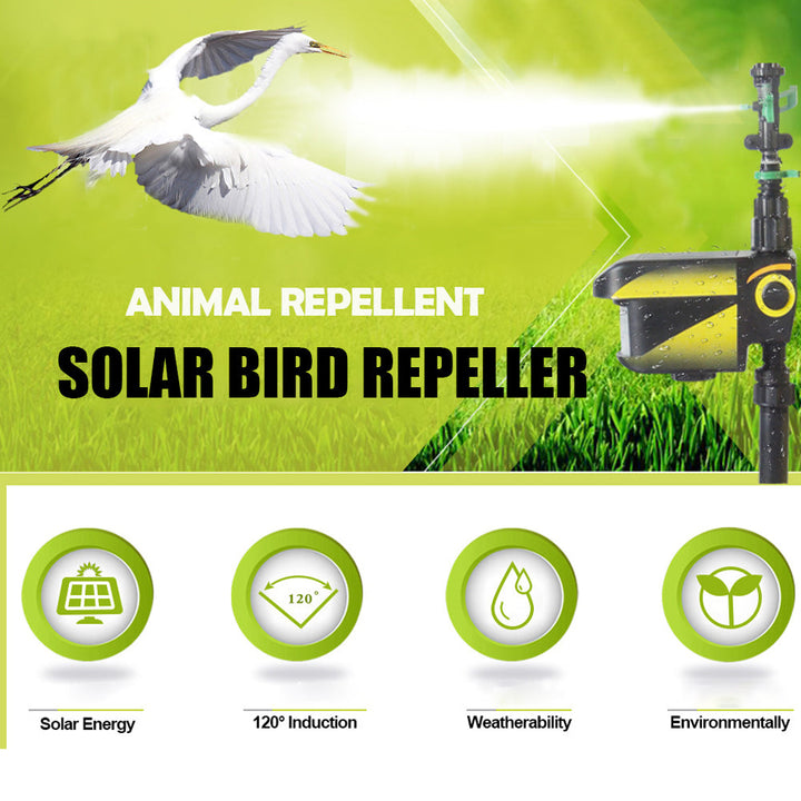 Solar-Powered Motion Activated Sprinkler to Deter Deer