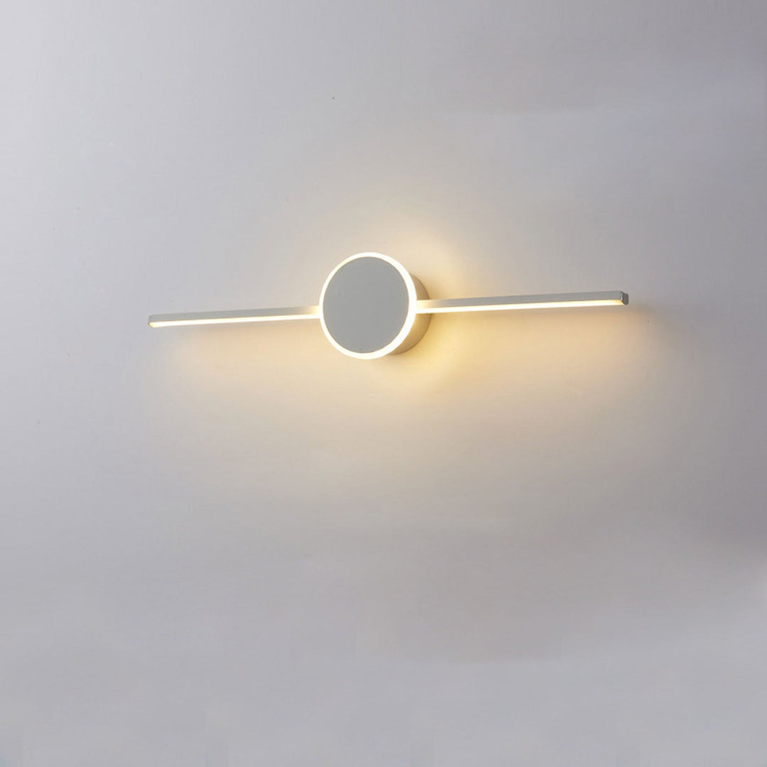Nordic Minimalist Long Disc LED Vanity Light Wall Sconce Light-Orizon Depot