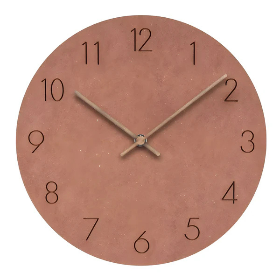 Minimalist Wall Clock | Modern Wood Design for Home Decor