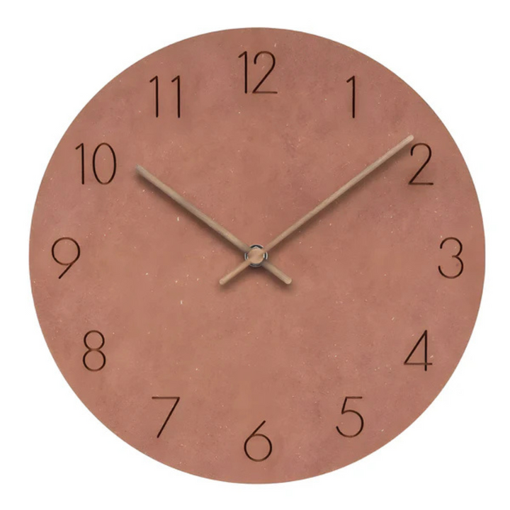 Minimalist Wall Clock | Modern Wood Design for Home Decor