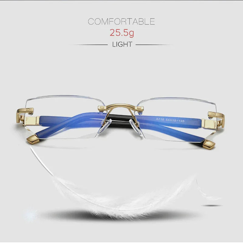 Progressive Reading Glasses with High Hardness and Anti-Blue Light Filter-Orizon Depot