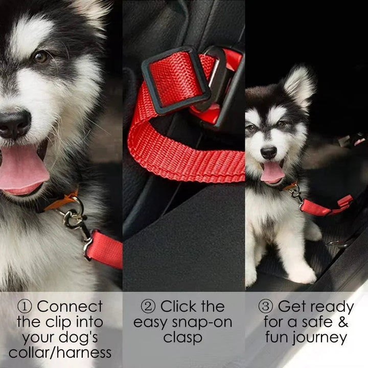 Adjustable Pet Safety Seat Belt for Dogs