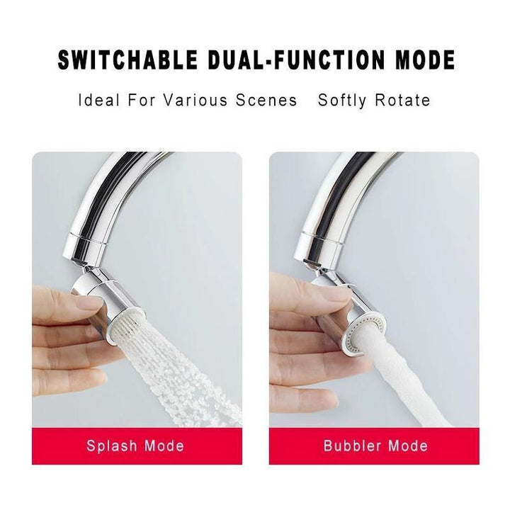 Rotatable Dual-Function Bubbler Faucet Head-Orizon Depot