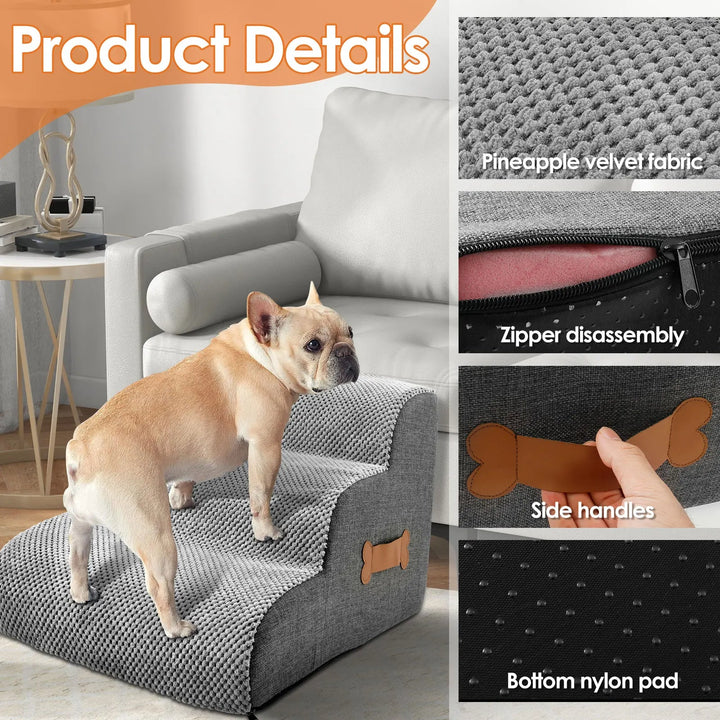 Pet Stairs for Easy Bed Access