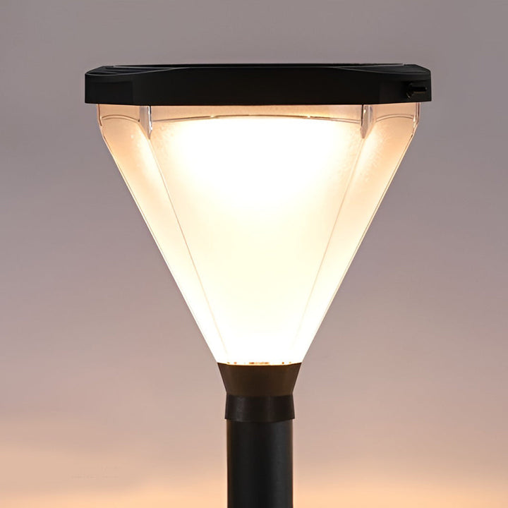 Eco-Friendly Cone Solar Path Light - Modern LED Outdoor Illumination