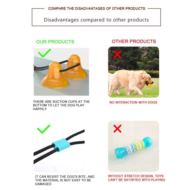 Interactive Dog Suction Toy for Engaging Playtime Fun
