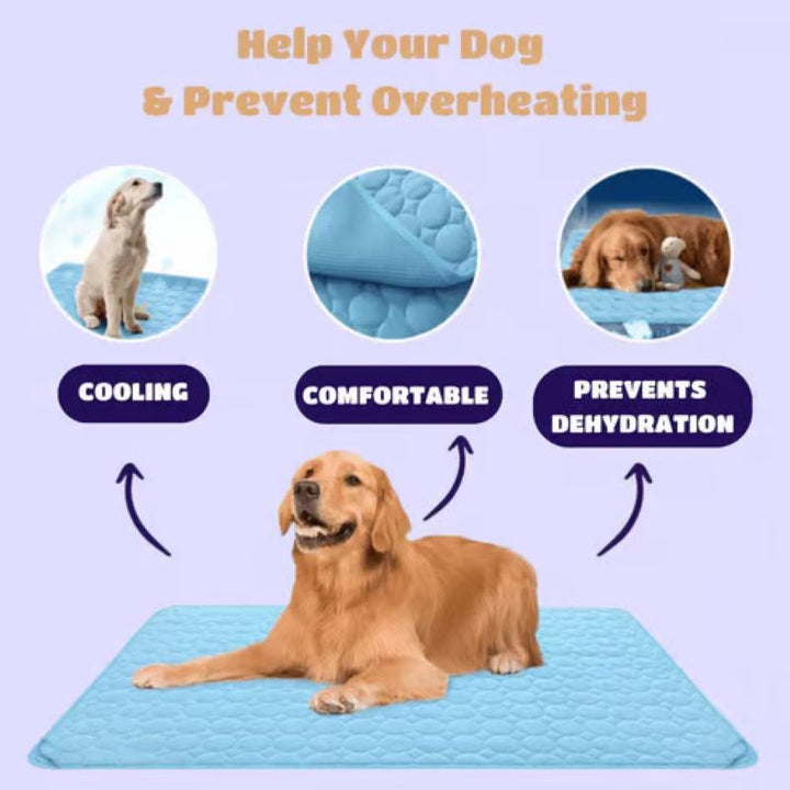 Cooling Mat for Dogs - 4x More Effective Pet Comfort Solution-Orizon Depot