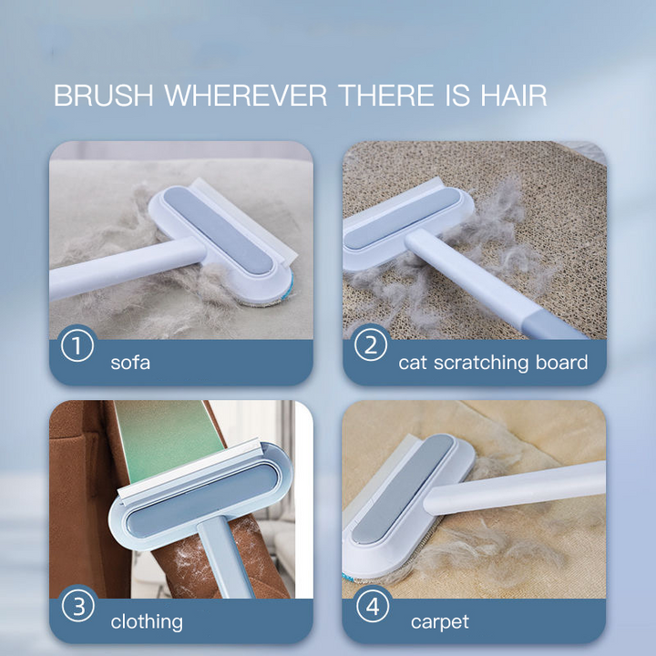 4-in-1 Pet Hair Removal Tool for Easy Cleaning