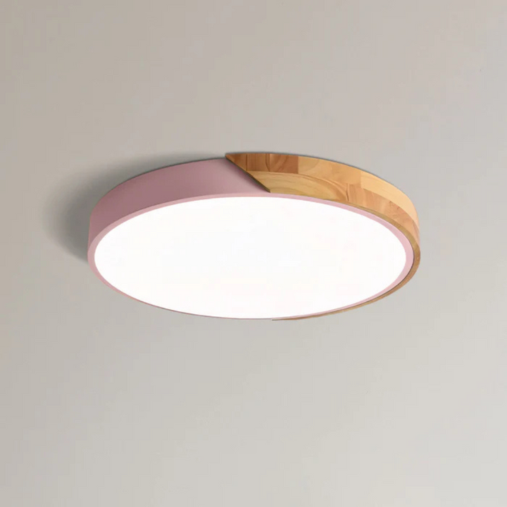 Modern Nordic Wooden Design LED Ceiling Light Fixture