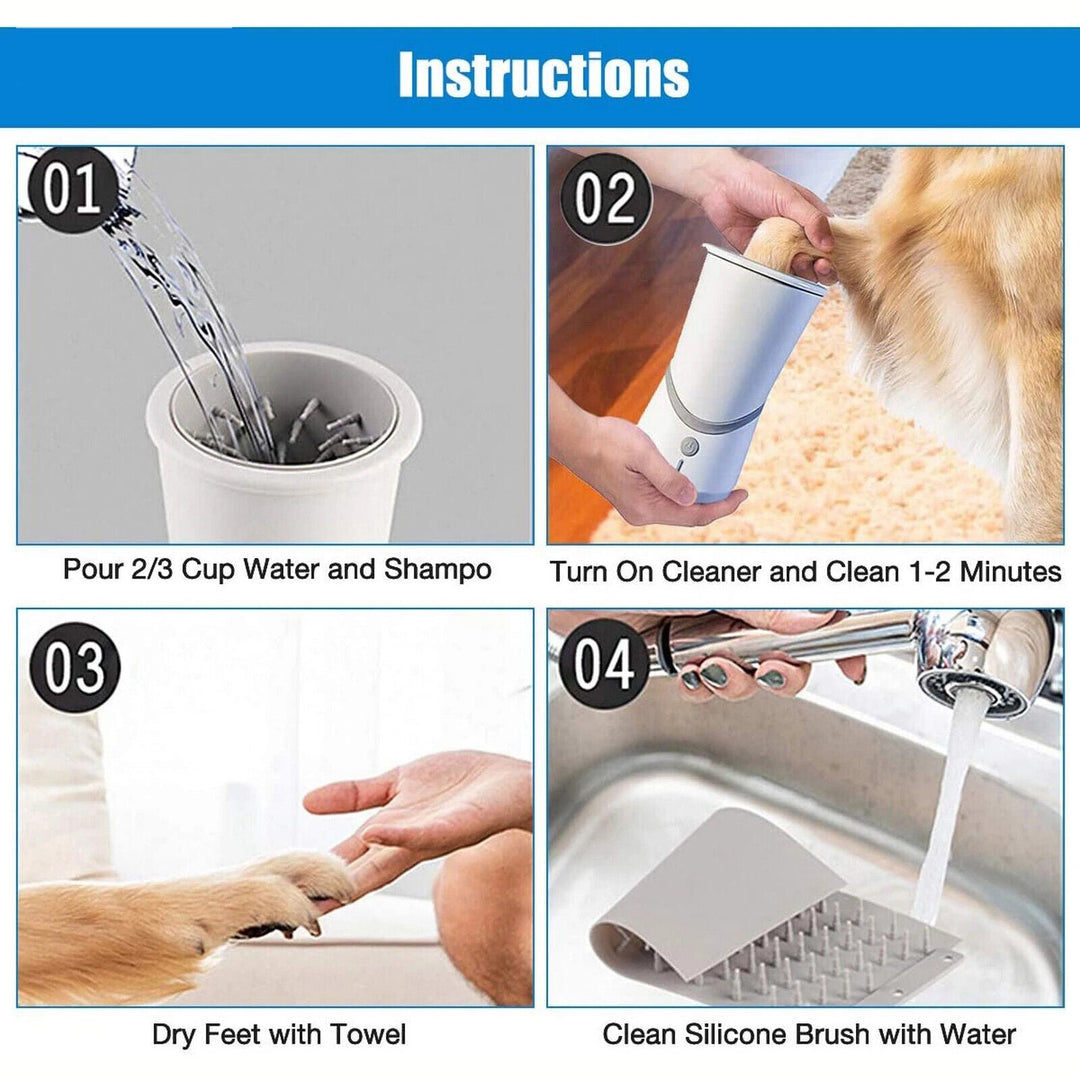 Automatic Pet Paw Cleaner