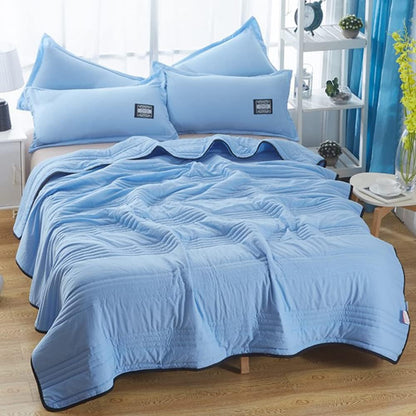 Cooling Breathable Blanket for Comfortable Warm Nights - Outdoor Decor
