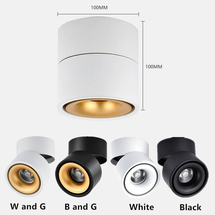 LED Ceiling Spotlight - 7W, 12W, 15W - Adjustable Lighting Options-Orizon Depot