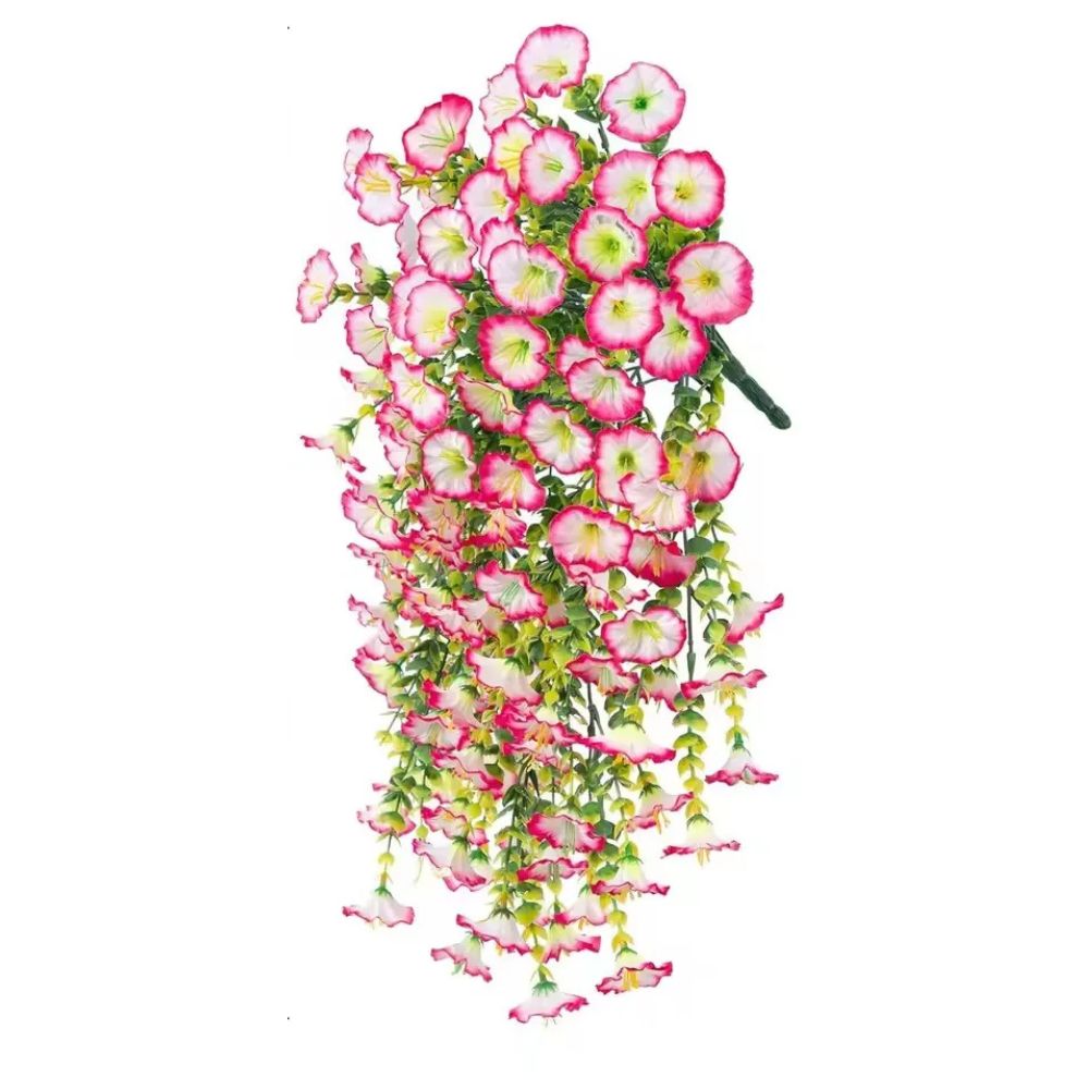 UV Resistant Artificial Morning Glory Flower Hanging Decoration