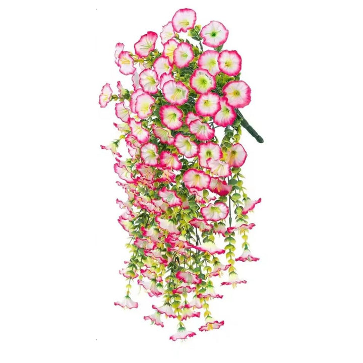 UV Resistant Artificial Morning Glory Flower Hanging Decoration