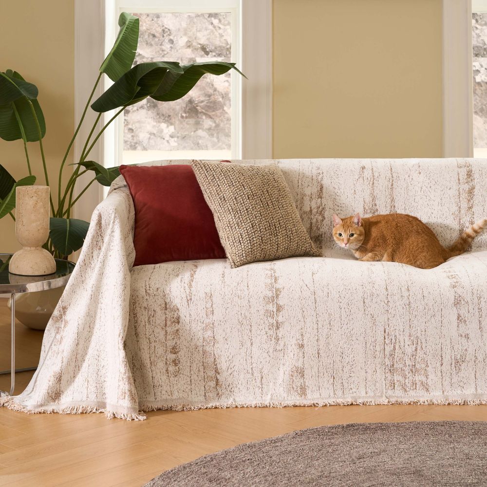 Almond Crest Sofa Cover - Stylish Protection for Your Furniture-Orizon Depot