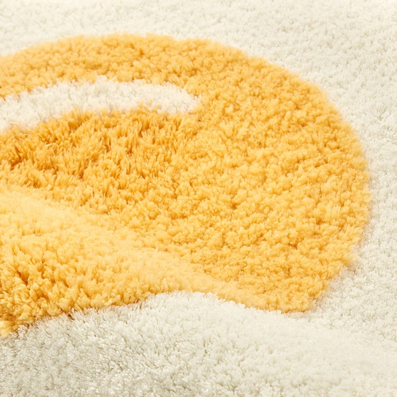 Egg-Shaped Bathroom Rug for Soft Comfort and Style-Orizon Depot