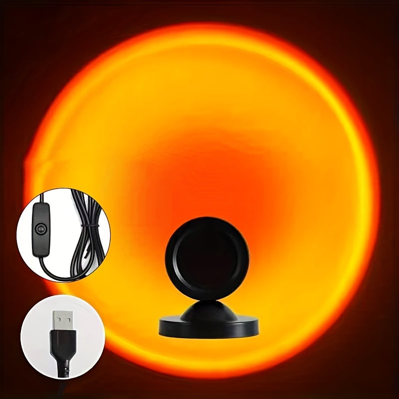 USB Powered Sunset Projection Ambient Light