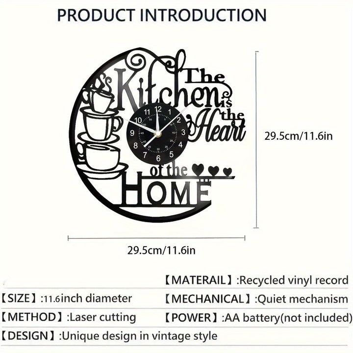 Cozy Atmosphere Mood Wall Clock for Home Decor-Orizon Depot