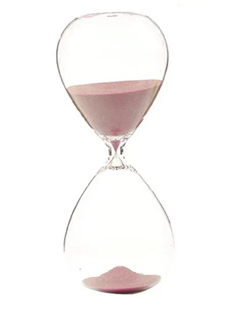 Transparent Hourglass Glass Decor - Creative Home Accent-Orizon Depot