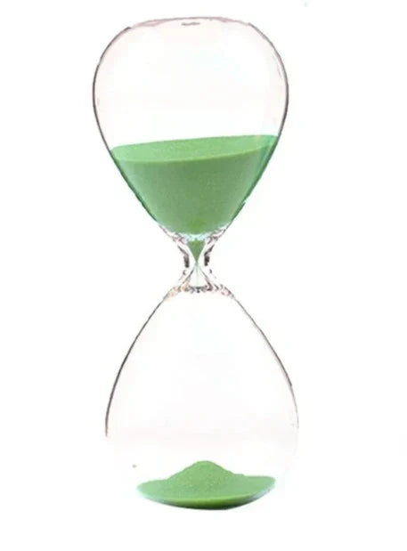 Transparent Hourglass Glass Decor - Creative Home Accent-Orizon Depot