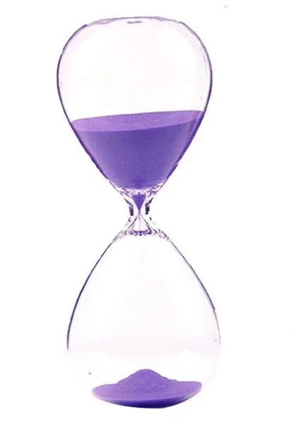 Transparent Hourglass Glass Decor - Creative Home Accent-Orizon Depot