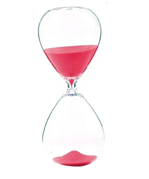 Transparent Hourglass Glass Decor - Creative Home Accent-Orizon Depot