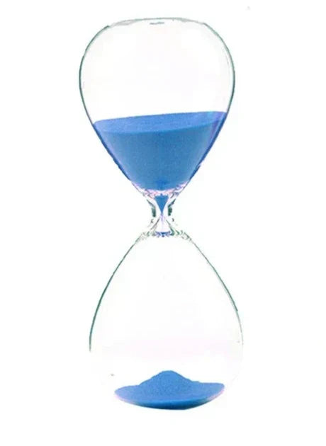 Transparent Hourglass Glass Decor - Creative Home Accent-Orizon Depot