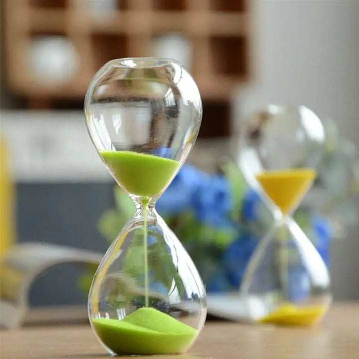 Transparent Hourglass Glass Decor - Creative Home Accent-Orizon Depot