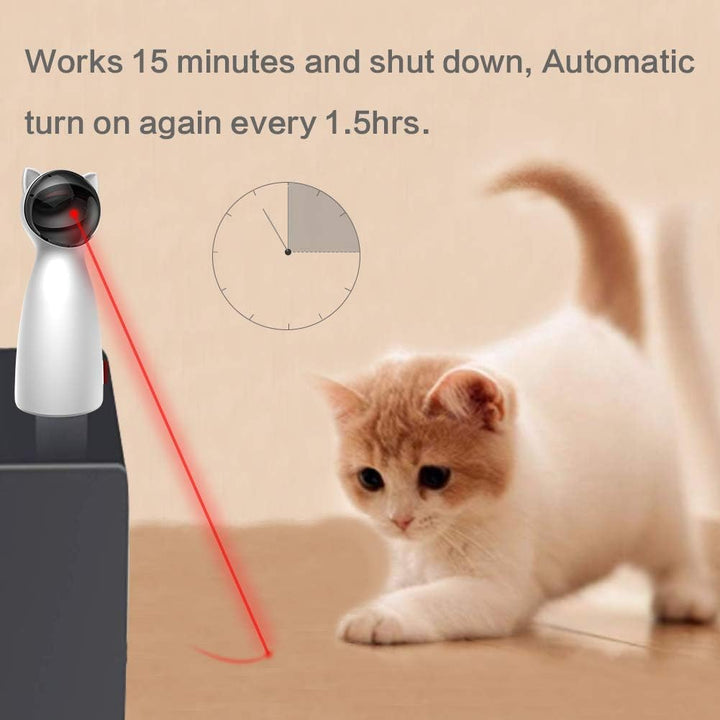Interactive Cat Laser Play Toy for Fun and Exercise