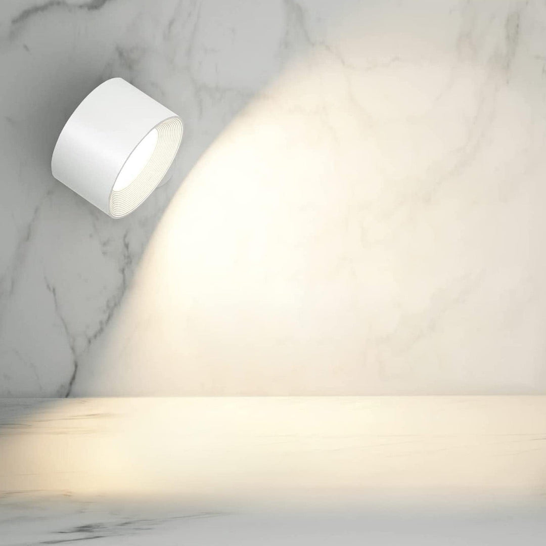 Wireless Wall Lamp - 360° Rotation, Dimmable, Rechargeable Light-Orizon Depot