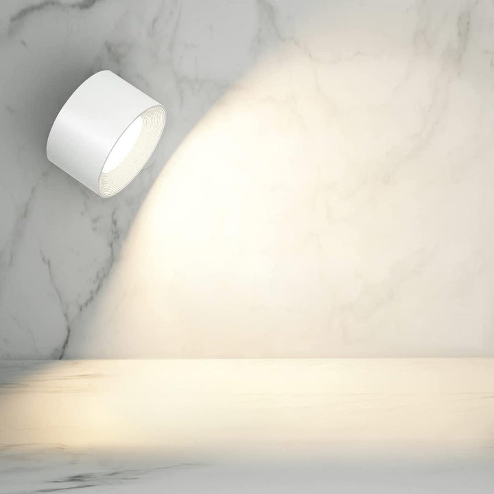 Wireless Wall Lamp - 360° Rotation, Dimmable, Rechargeable Light-Orizon Depot