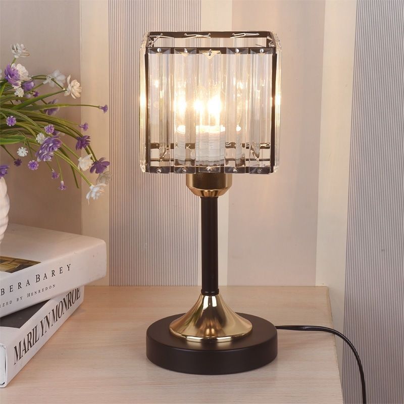 Nordic Crystal Table Lamp - Elegant Crystal Lighting Fixture-Orizon Depot