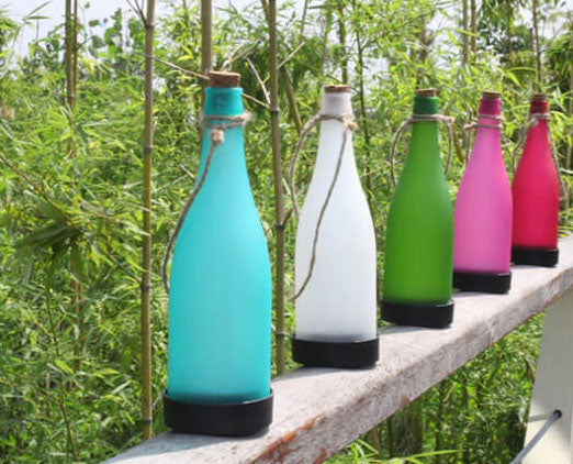 5 Piece Solar Wine Bottle Light Outdoor Decoration LED Hanging Lights-Orizon Depot